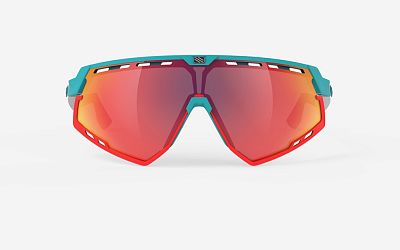 Превью  Велоочки RUDY PROJECT Defender Emerald/White Matt, Линзы: Multilaser Red (SP523823-0000)